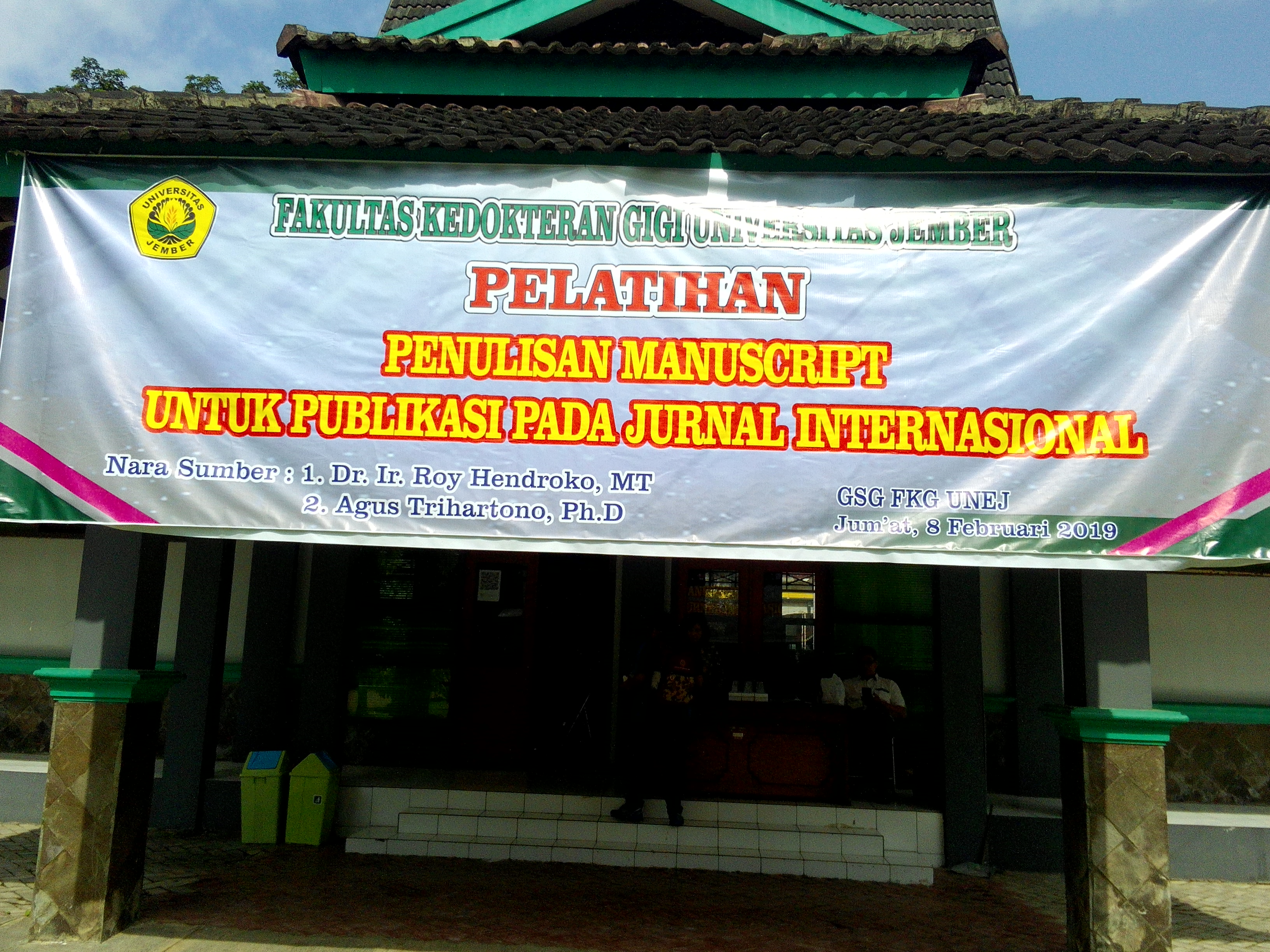 FKG SELENGGARAKAN PELATIHAN PASCA ICMHS