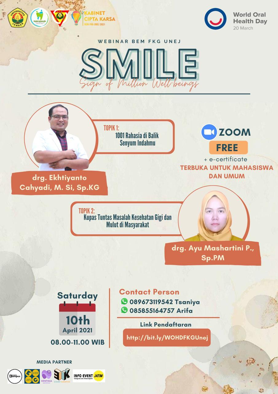 webinar BEM FKG UNEJ – SMILE