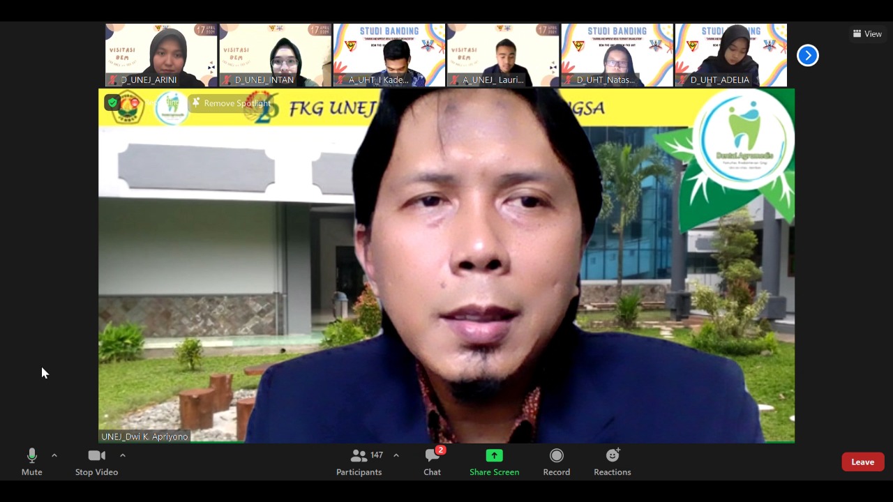 BEM FKG UNEJ Terima Kunjungan BEM FKG UHT