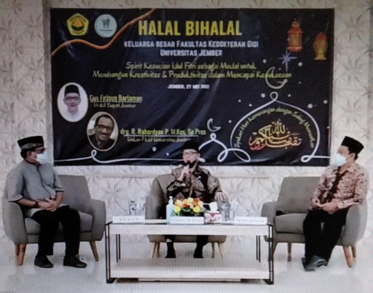 Wabup Jember Sampaikan Tausiah pada Halal bi Halal FKG Unej