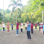 Senam Pagi Menyatukan Langkah Bersama